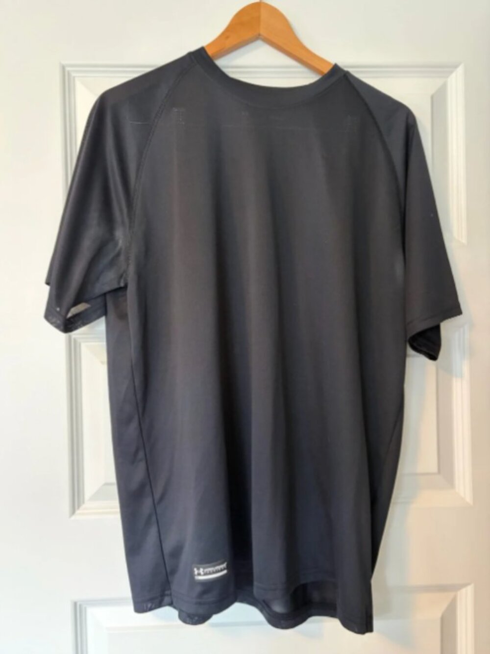 Men's Black Under Armour Performance Short-Sleeve Shirt